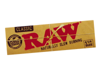 RAW Wide Single Feed Single Rolling Papers 50 packs