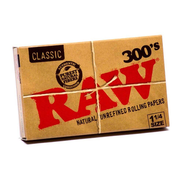 Raw Natural Papers 1 1/4 300 Bloc 20pcs/box