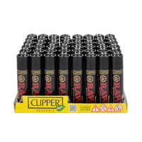 Clipper Lighter 48 Ct Raw Series-black
